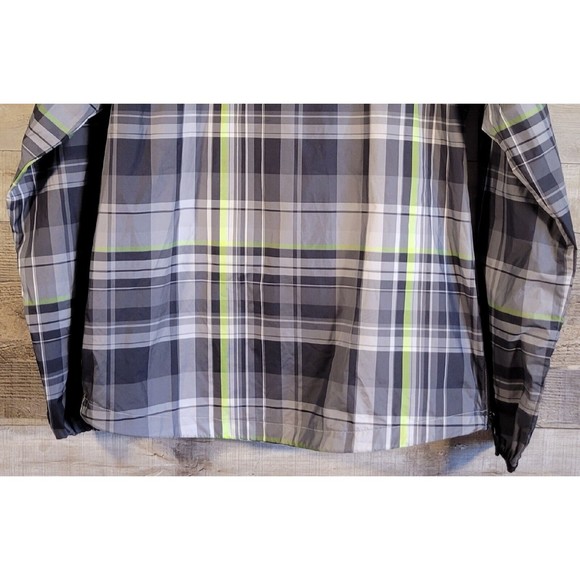 Vintage Nike Sportswear Hooded Windbreaker Pullover Plaid Size M - Picture 6 of 14